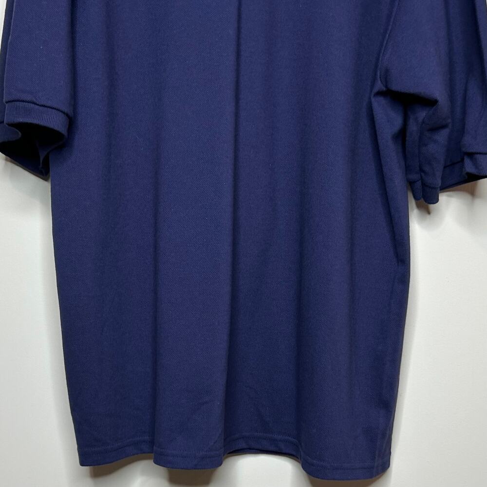 Beadle Cup Blue Polo Shirt Size L Jerzees Golf - Picture 3 of 9